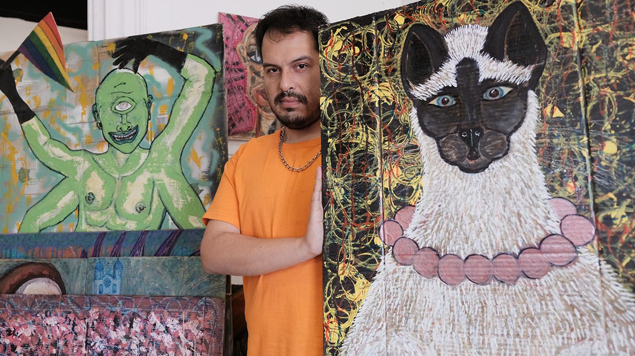 FOTOS | El Ojo de Perfil: "Cartón Pintado", la obra artística de Mariano Altamirano