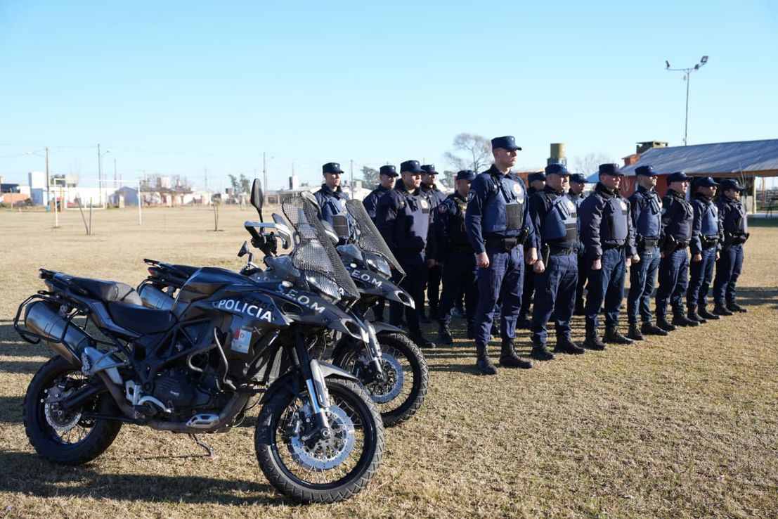 Villa María: inició la capacitación del nuevo Servicio Especial de Operaciones Motorizadas