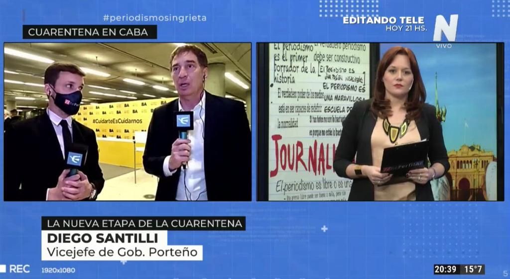 Diego Santilli: "La agenda que viene es seguir conviviendo con el virus"