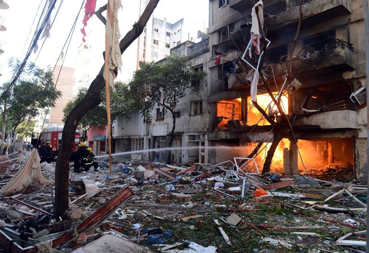 Explosión en el centro de Rosario
