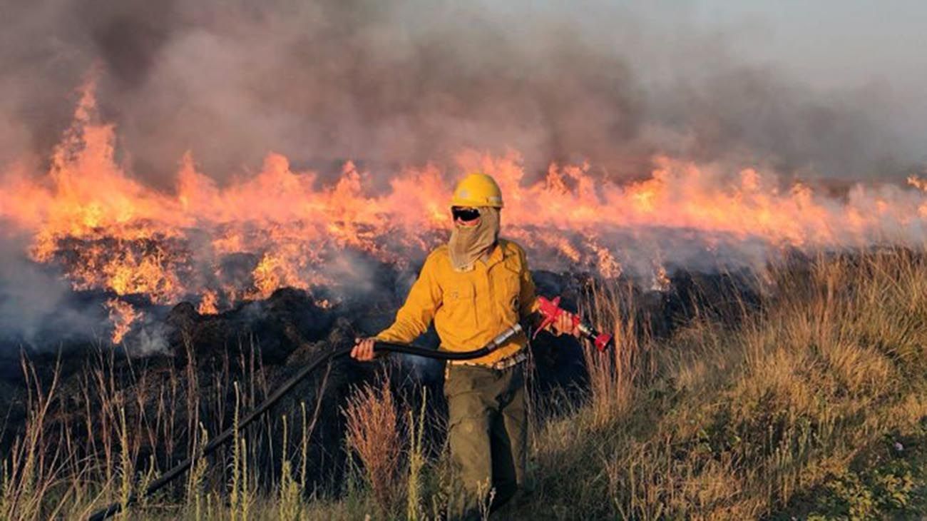 Incendios en Corrientes: el fuego no se detiene y amenaza los Esteros del Iberá