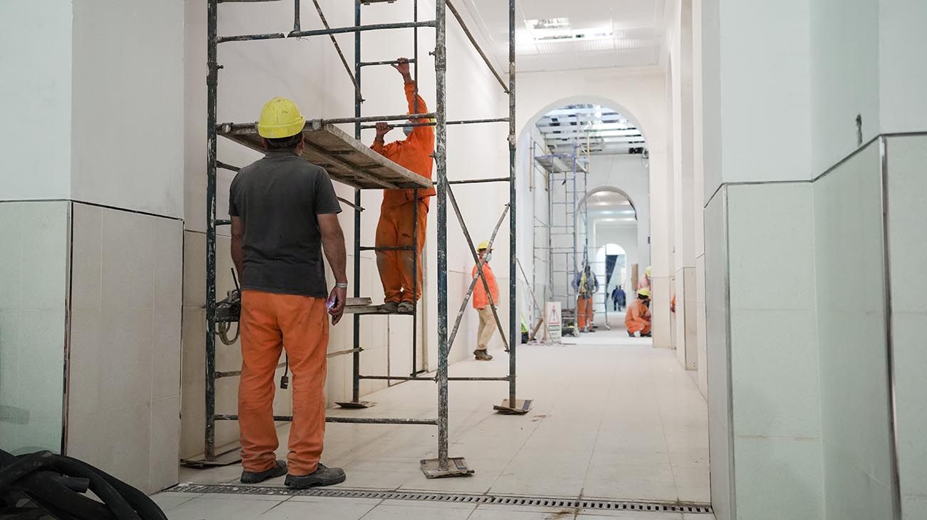 Casa Rosada: el Gobierno continua con las obras de remodelación de la residencia oficial