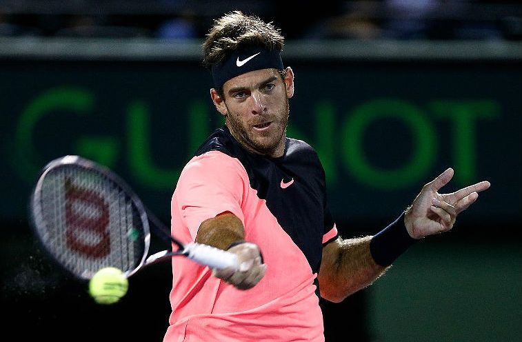 Del Potro, inmenso: superó a Raonic y está en semifinales en Miami