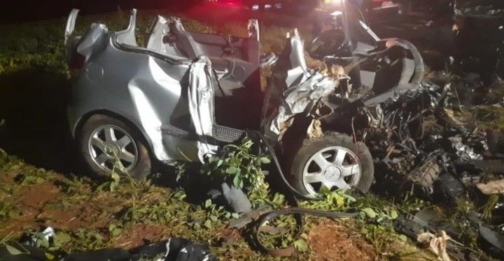 Murieron tres jóvenes argentinos en un choque frontal cuando viajaban hacia Misiones