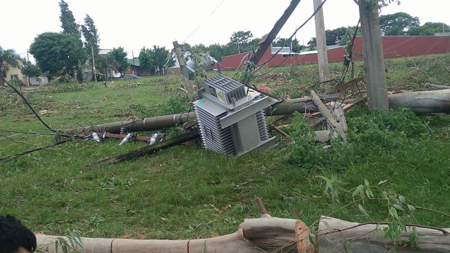 Devastadoras imágenes de lo que dejó la tormenta y los vientos en Cayastá
