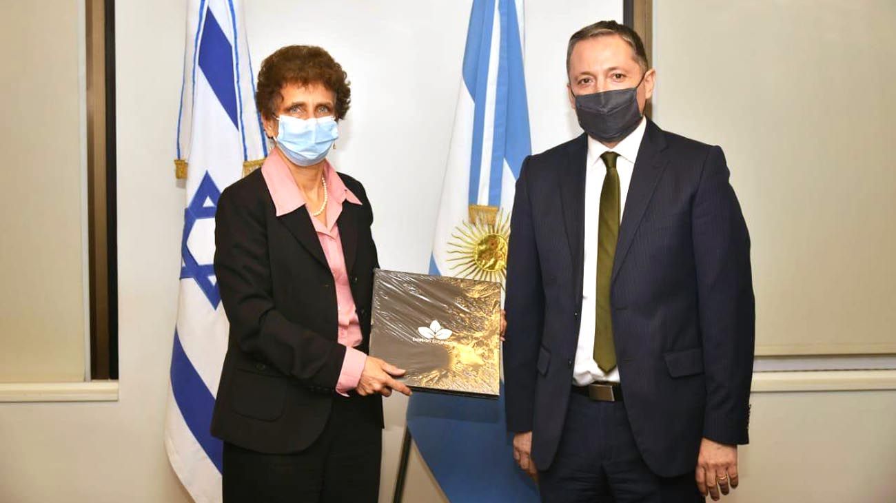 El intendente Fernando Gray mantuvo una reunión con la embajadora de Israel en Argentina, Galit Ronen