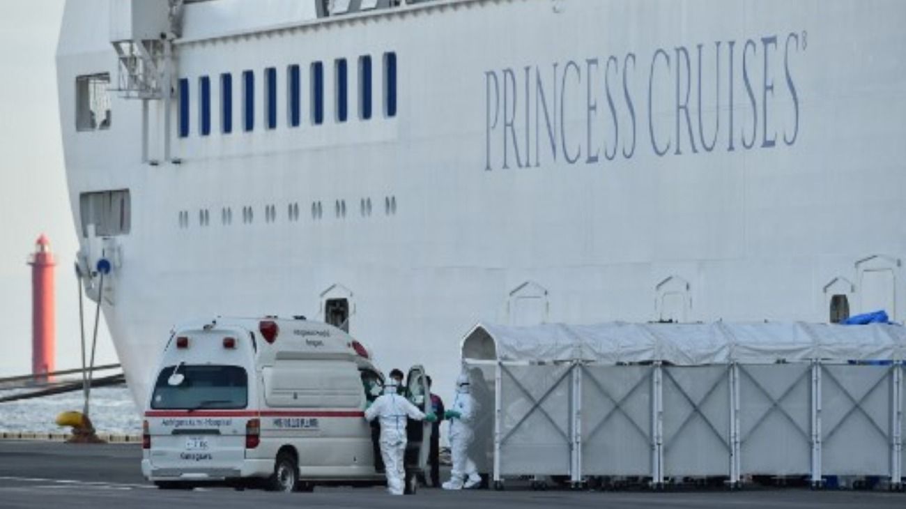 Una pasajera del crucero en Japón dio detalles del argentino infectado: "Es mayor pero estaba saludable"