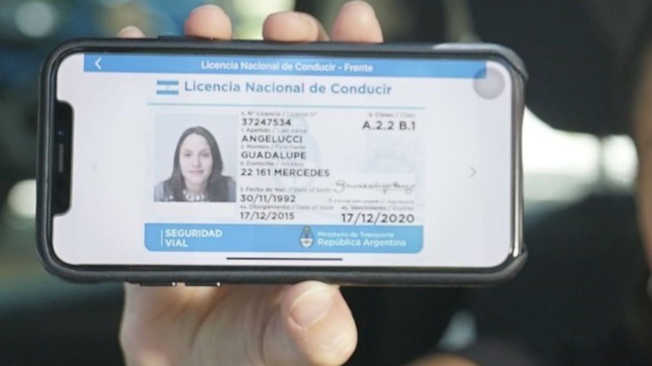 Cómo funcionará la nueva licencia de conducir digital para celulares