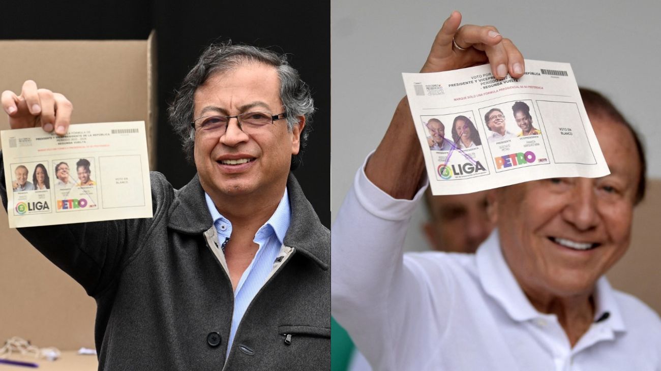 Elecciones en Colombia: Gustavo Petro y Rodolfo Hernández ya votaron y corre la cuenta regresiva