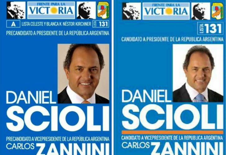 Cómo son las boletas de Macri, Massa y Scioli para el 25 de octubre
