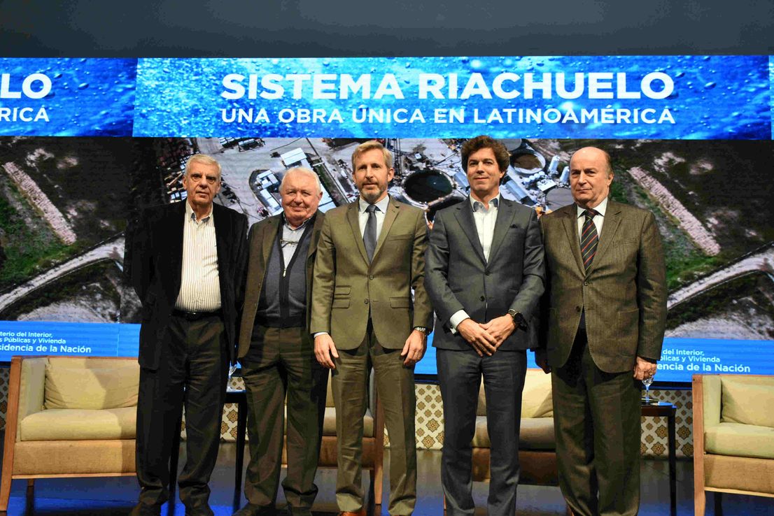 Frigerio presentó un documental sobre el impresionante "túnel" del Riachuelo
