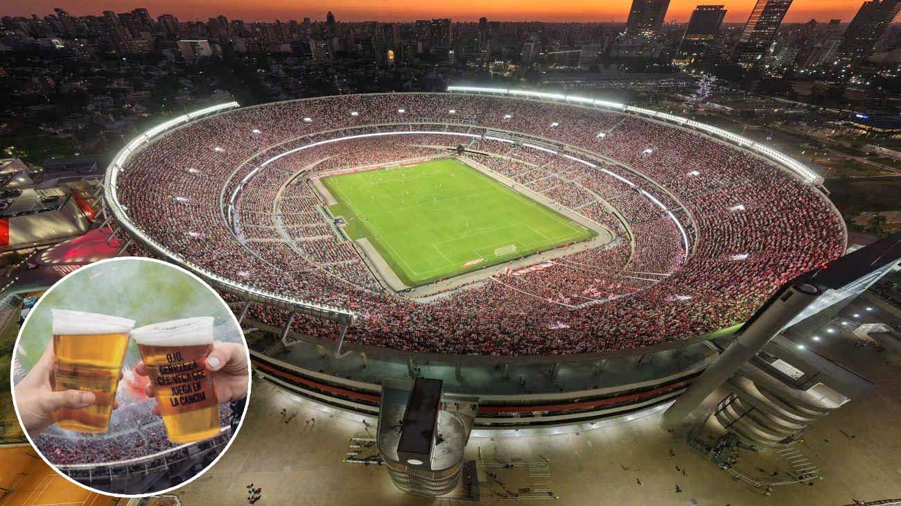 Cerveza libre en el Monumental: la espuma de un negocio que segrega