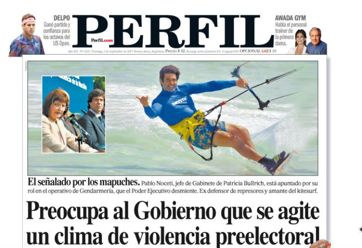 La tapa de perfil del domingo