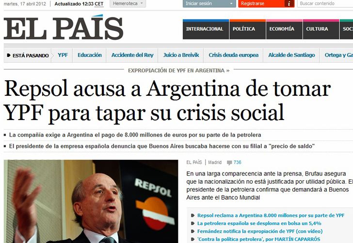 Cómo vivieron los españoles la expropiación