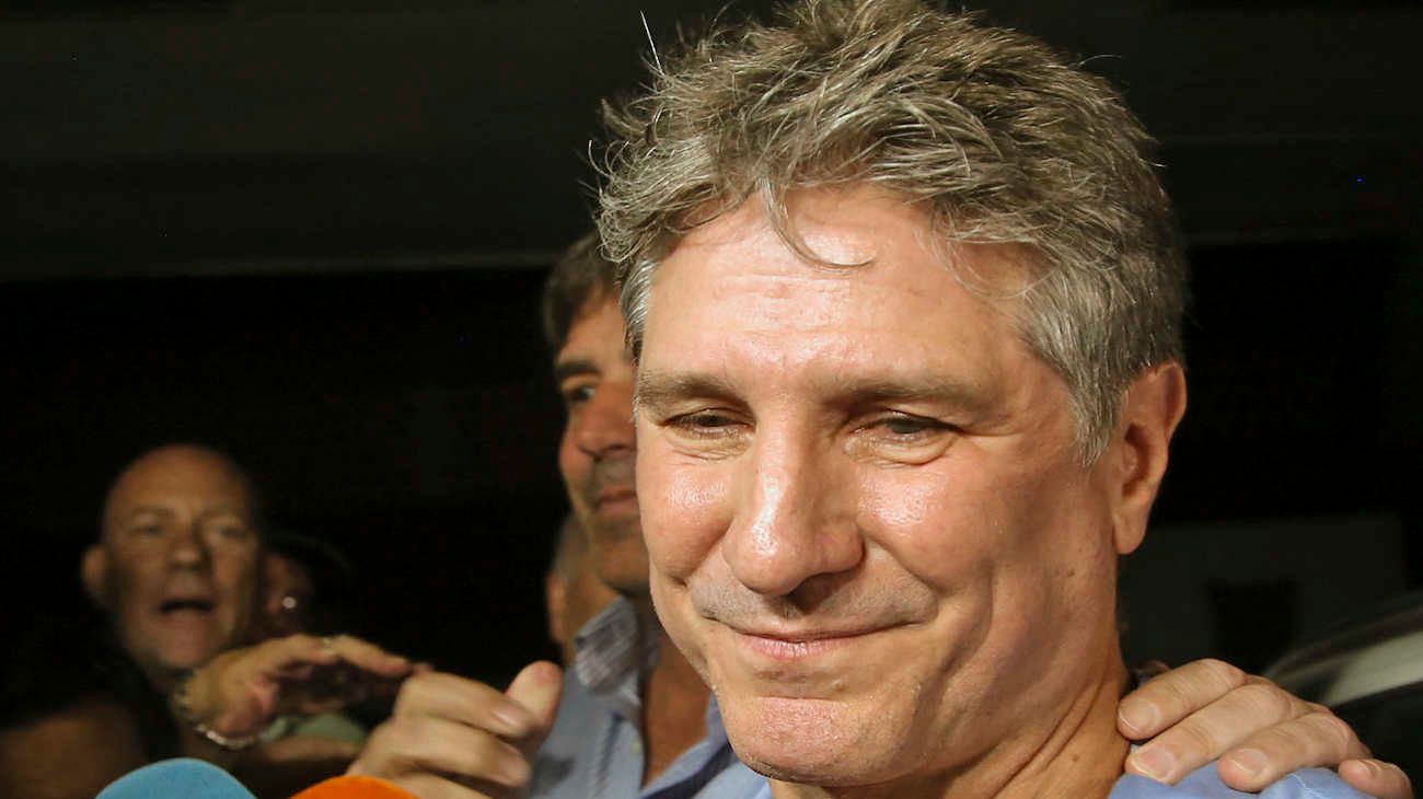 Amado Boudou se descompensó mientras daba una charla en una universidad en Neuquén