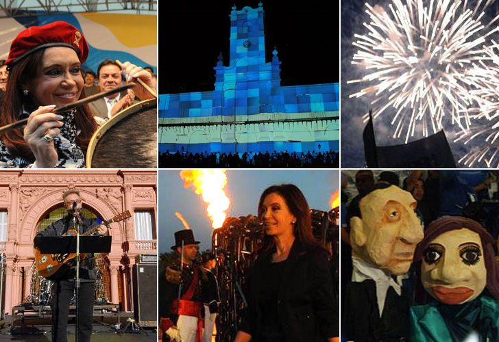 El año de los mega-festejos kirchneristas