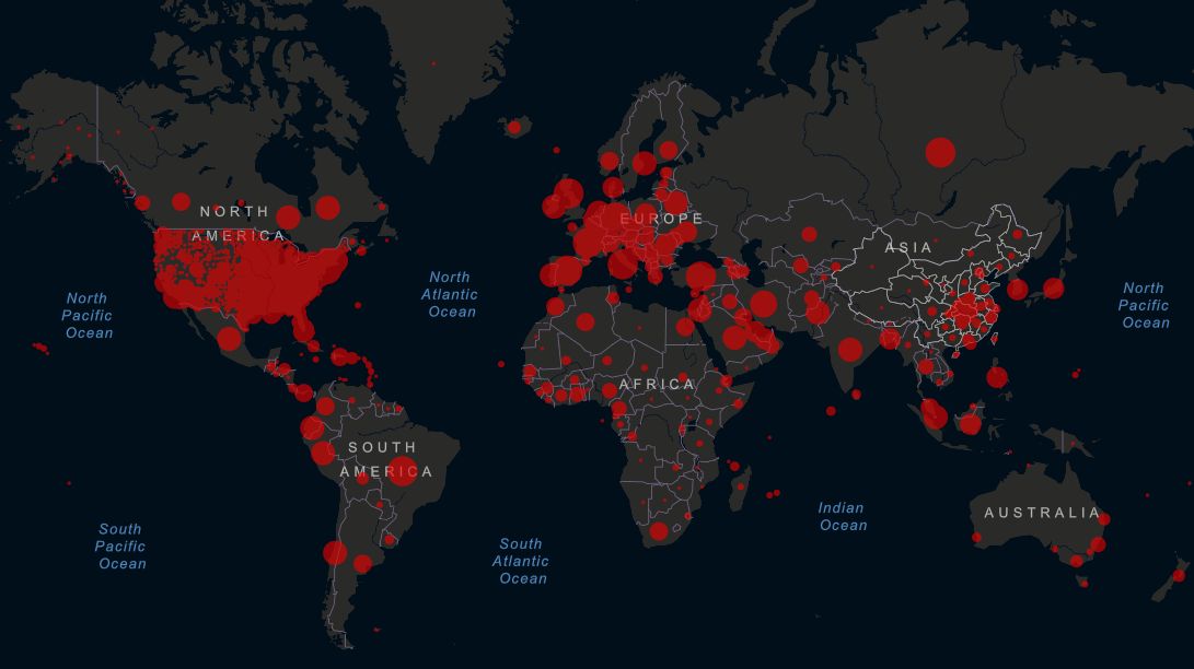 Más de 3,5 millones de casos declarados de coronavirus en el mundo