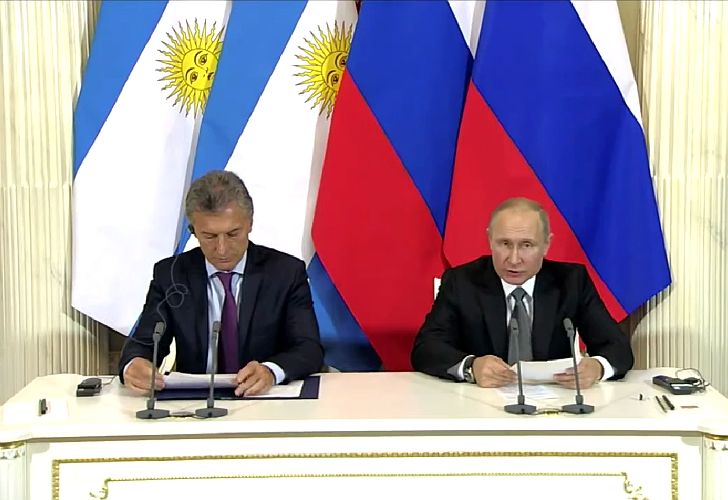 Macri se reunió con Putin: "Tenemos mucho para crecer en el intercambio"