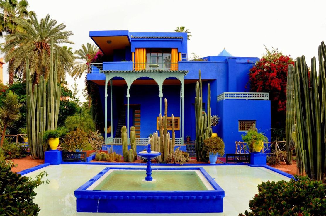 Azul en el desierto