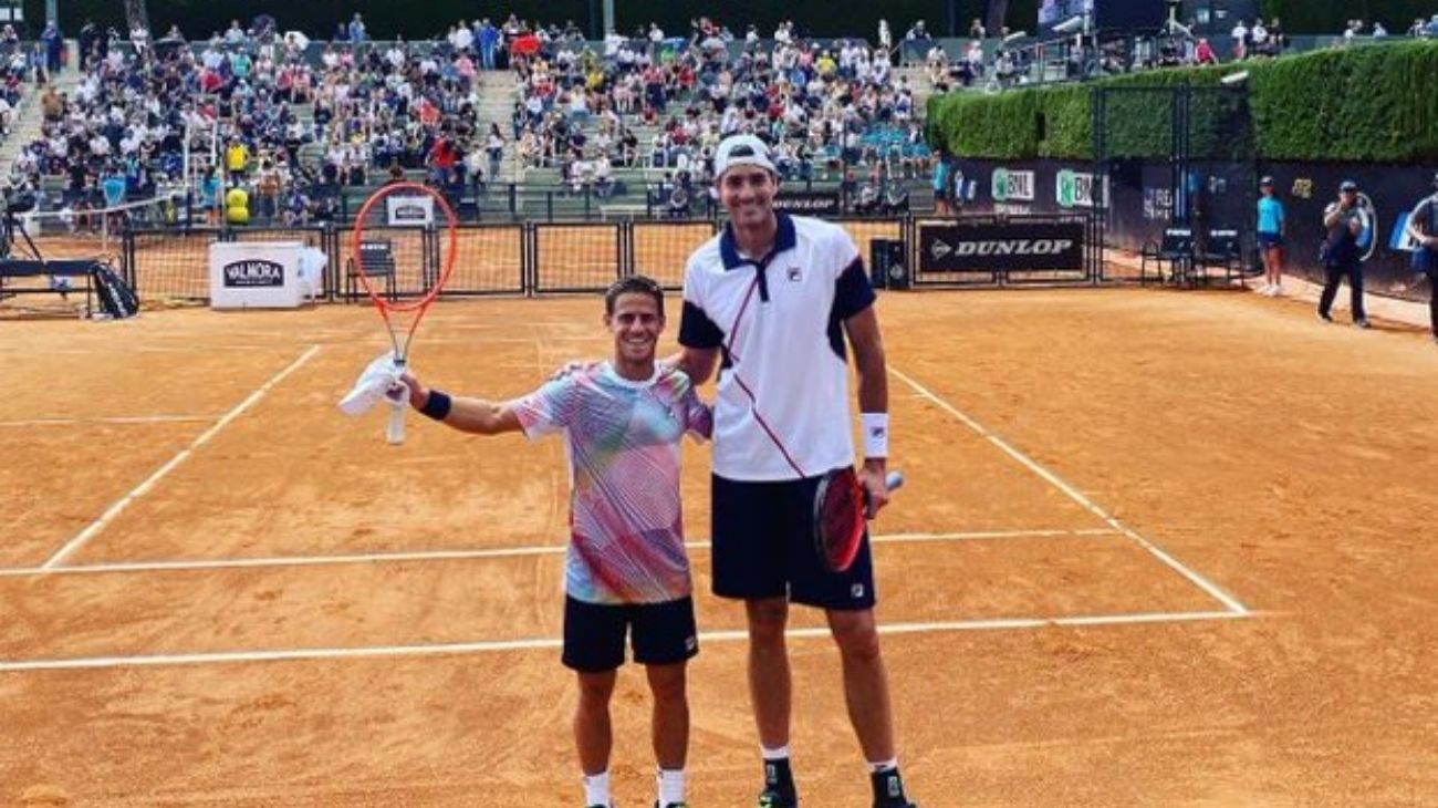 La dupla del pequeño y el gigante triunfó en el Abierto de Roma