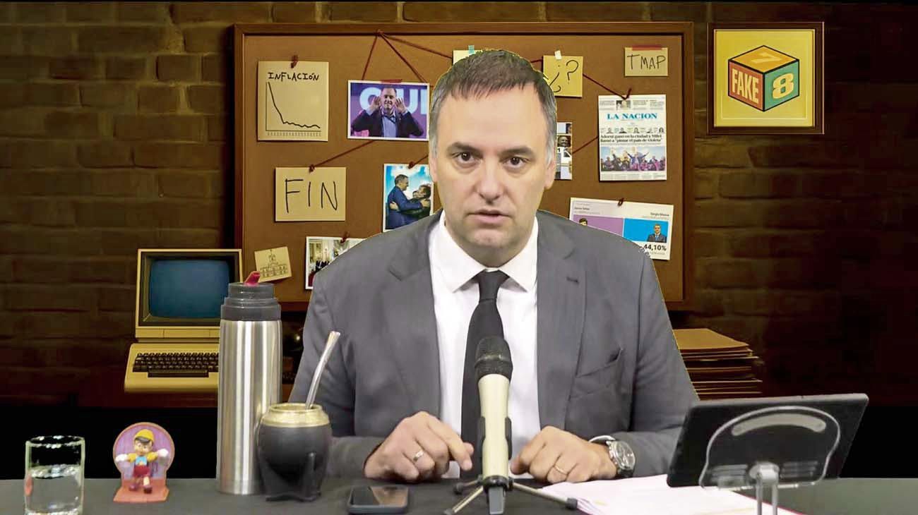 Adorni lanzó un programa para denostar periodistas: “Fake, 7, 8”