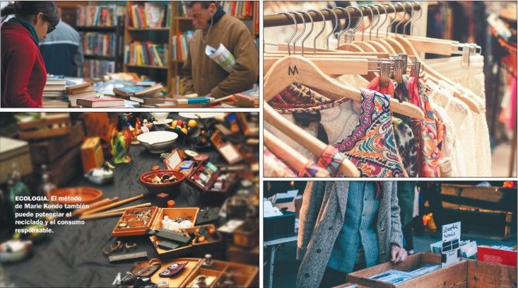 El método Marie Kondo potenció las ventas en las ferias de segunda mano