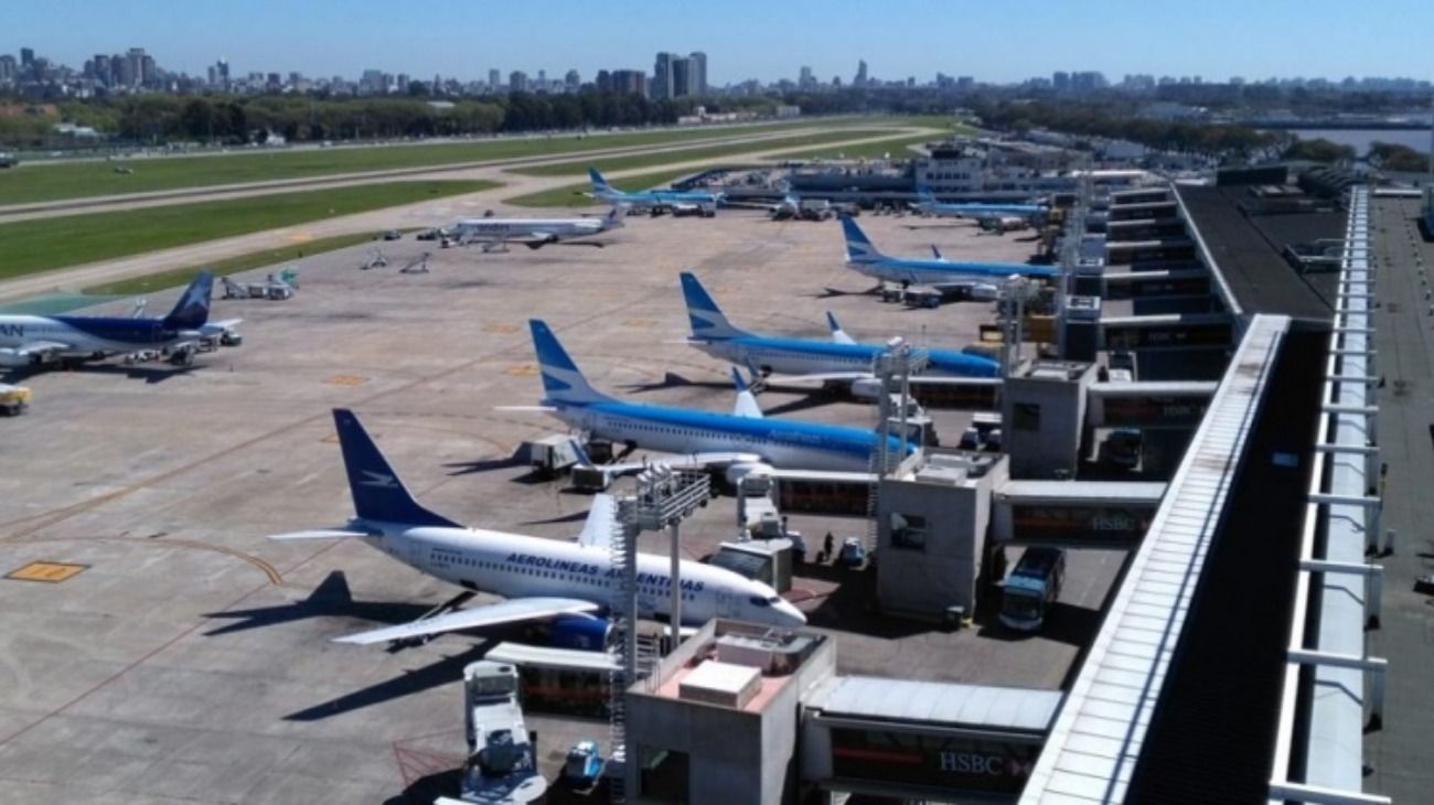 Así fue la reapertura de Aeroparque