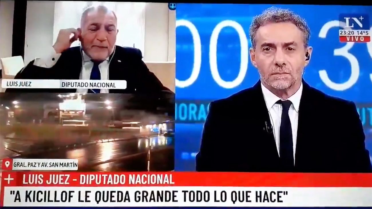 Luis Juez insultó a Axel Kicillof por sus críticas a la oposición y se viralizó en redes