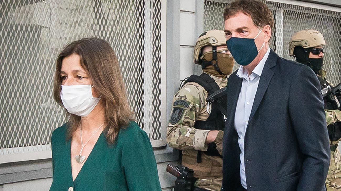 Sabina Frederic se puso al frente del operativo de seguridad en el Congreso