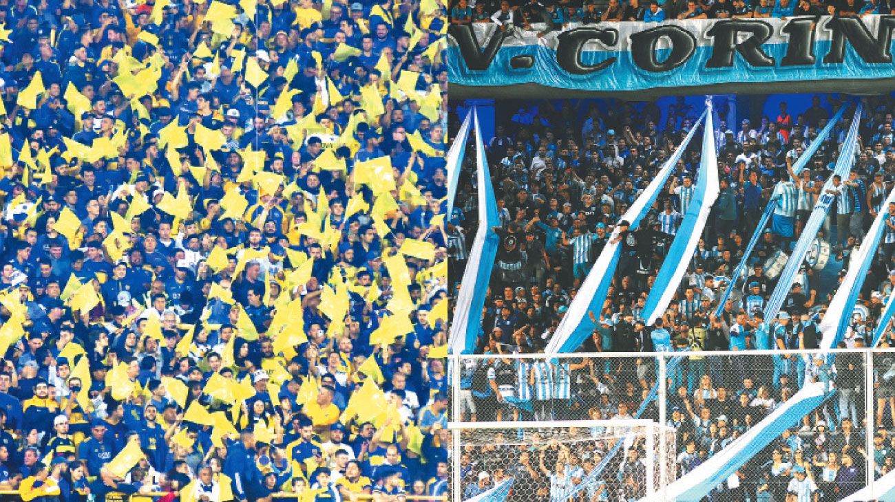 Racing-Boca: un clásico con el contorno como novedad