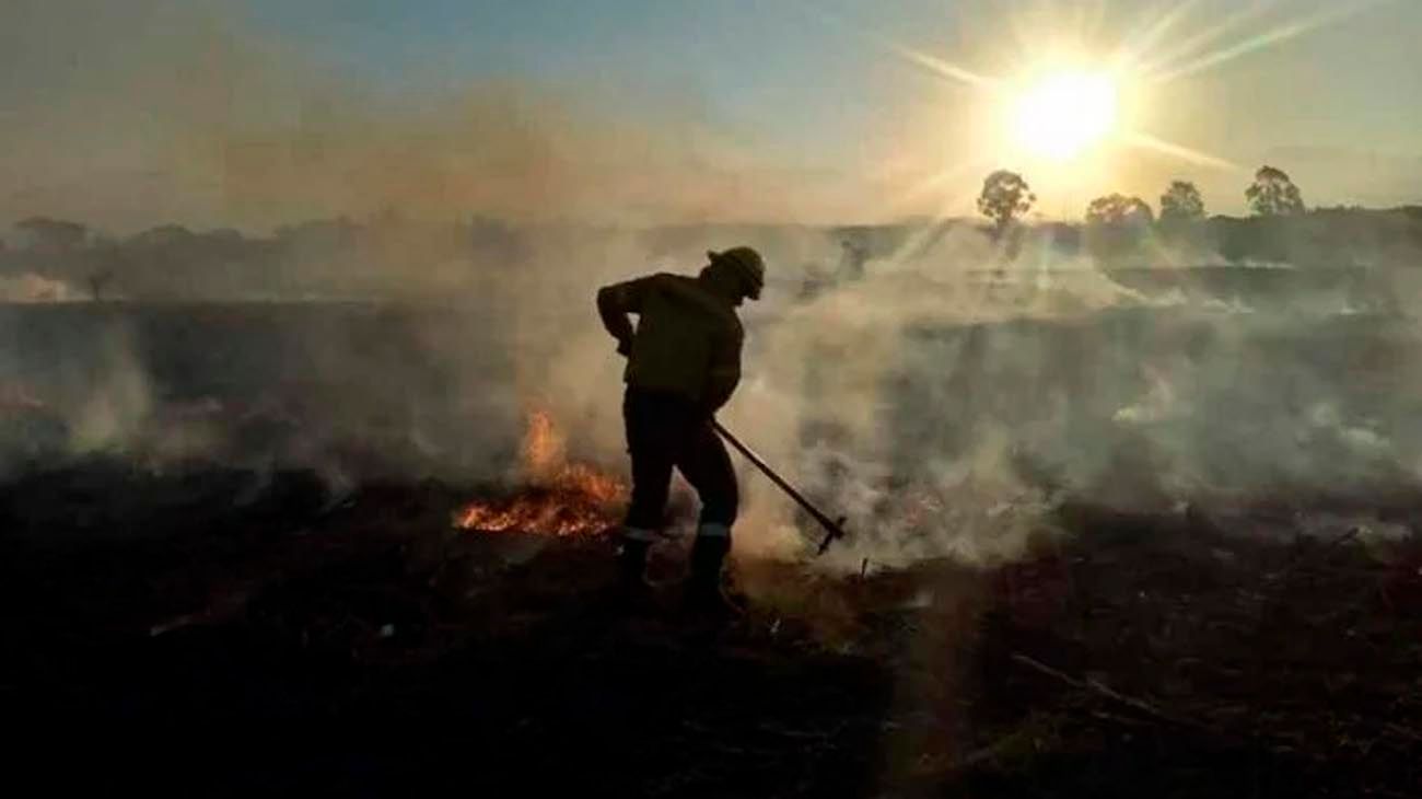 Este martes, siete provincias registran focos activos de incendios forestales