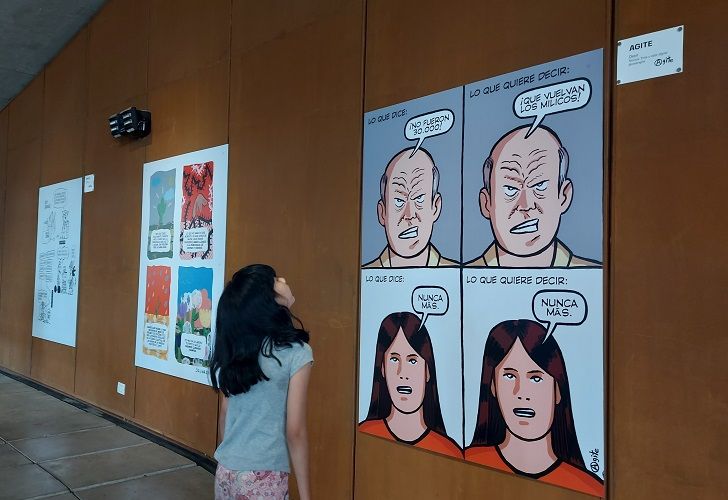 Exposición de historietistas en el Centro Cultural de la UNC