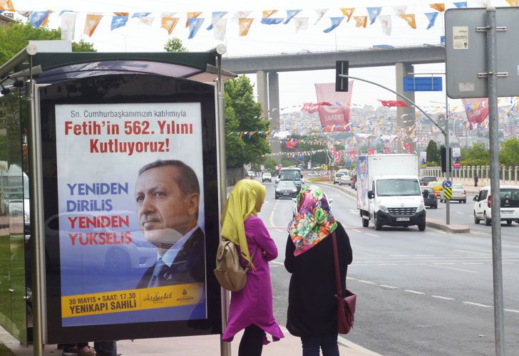 Erdogan entró en la pelea electoral para asegurarse la mayoría absoluta