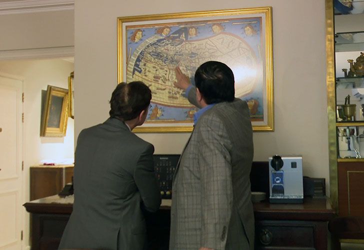 Duran Barba muestra su colección de mapas