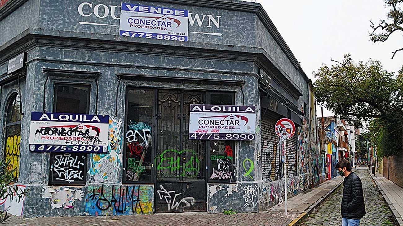 Aumentó la cantidad de locales en alquiler y venta en CABA