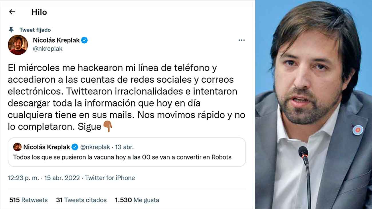 Kreplak dice que su hackeo se hizo desde una computadora de CABA
