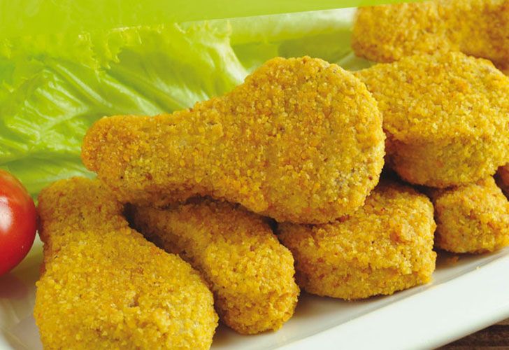 Las patitas de pollo crecen ante otros alimentos