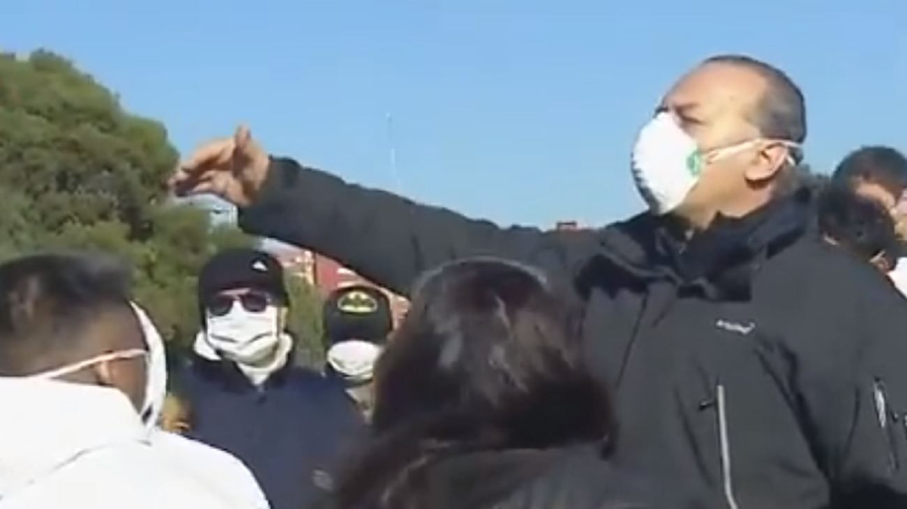 Sergio Berni llega a Puente 12 tras el aumento a la policía bonaerense
