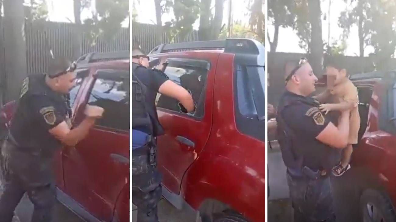 Pilar: rescatan a un nene de dos años encerrado en una camioneta bajo 37° de calor