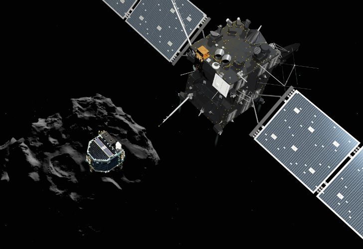 Histórico | El robot de la sonda Rosetta se acopló al cometa