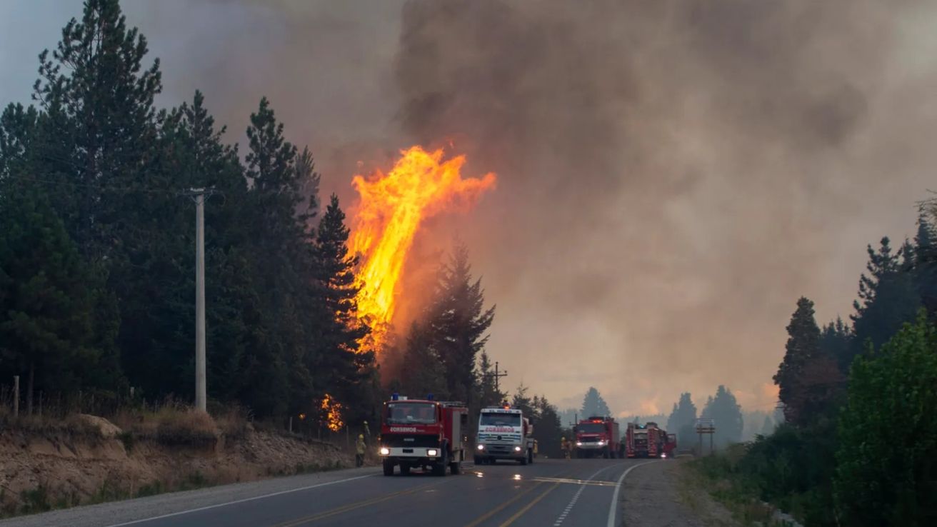 Incendios en El Bolsón: quiénes son los detenidos acusados de hacer fuego