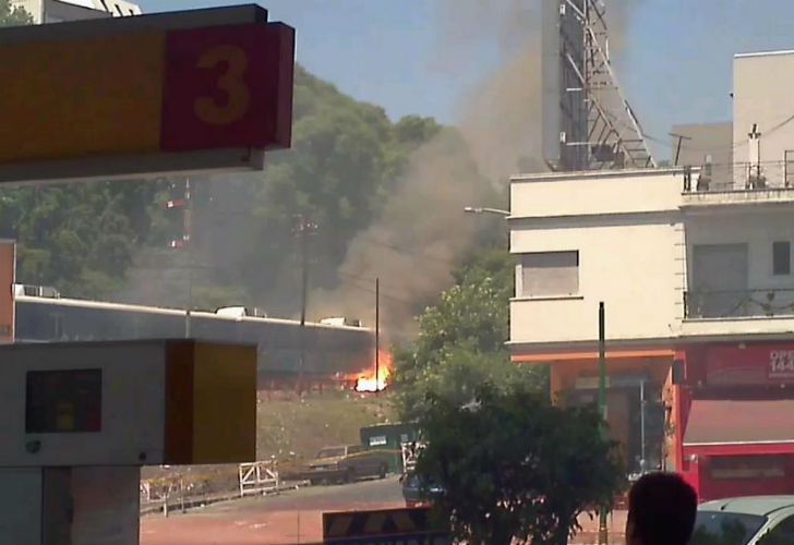 VIDEO | Evacuaron el ferrocarril Mitre por un principio de incendio
