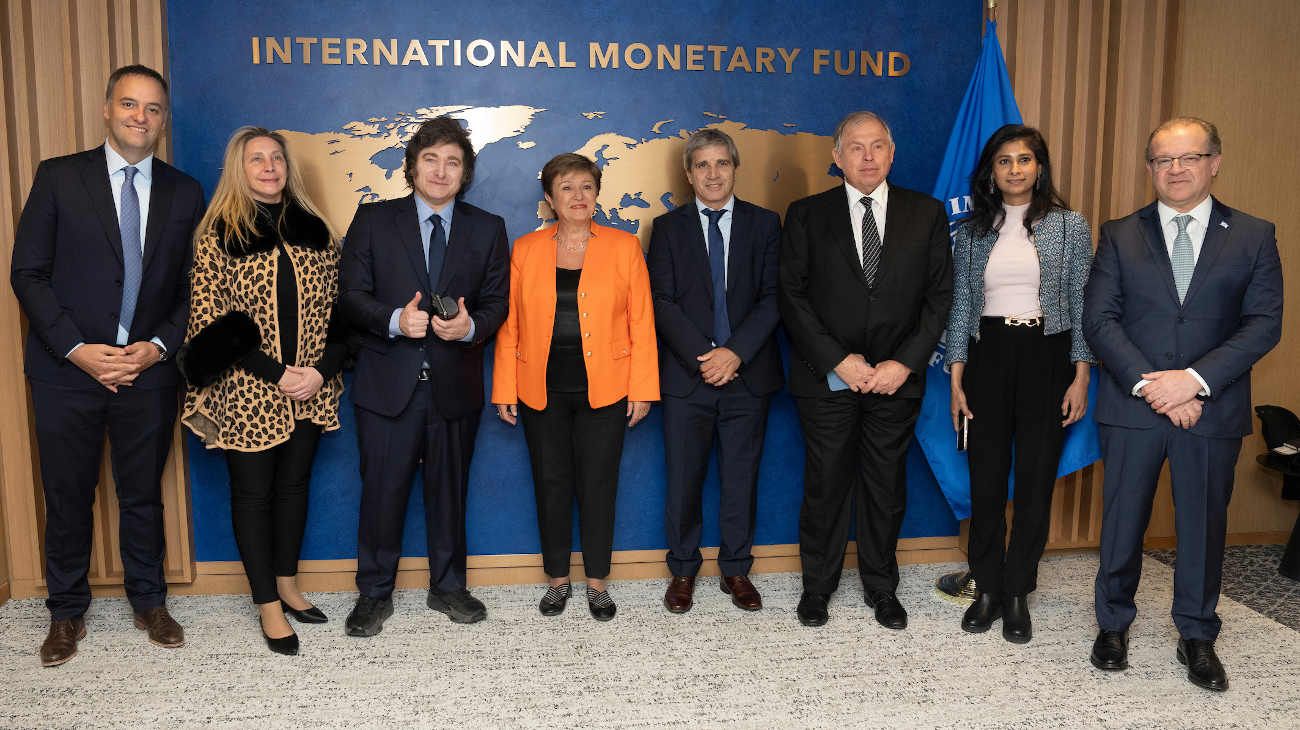 "Seguimos trabajando": Javier Milei se reunió con Kristalina Georgieva, pero no hubo señales de un acuerdo inminente