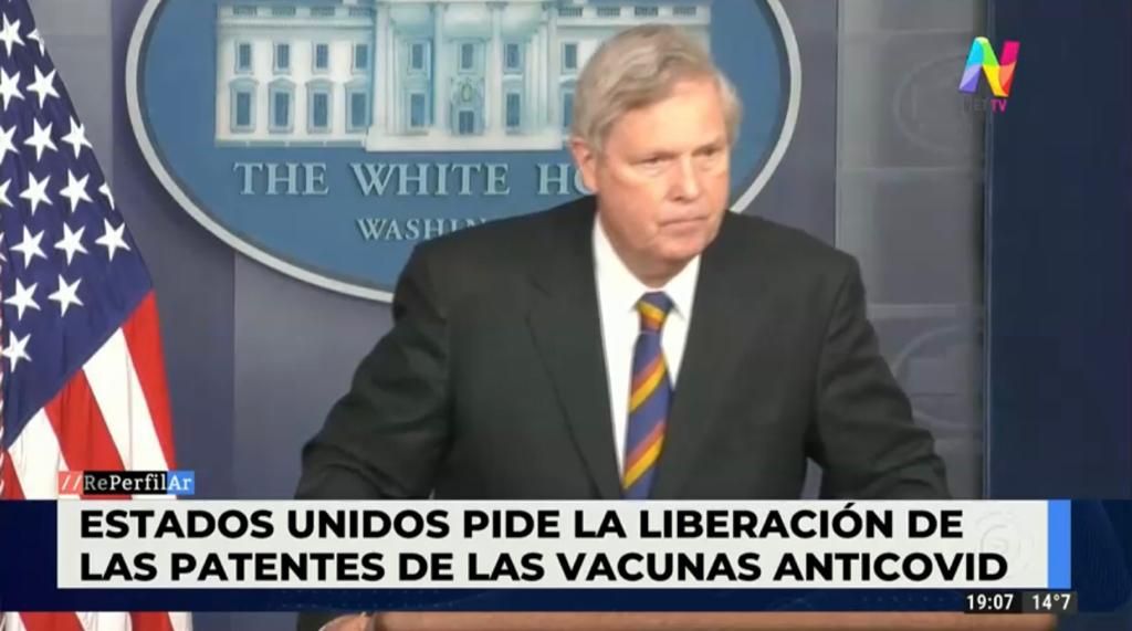 Cuál fue la principal consecuencia del pedido de EE.UU de liberara las patentes de vacunas