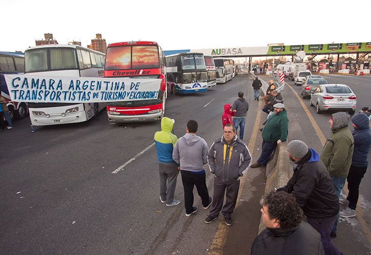 Se levantó el megapiquete en la AU La Plata-Bs. As.
