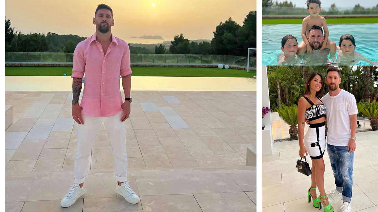 Antonela Roccuzzo eligió tres fotos como regalo para Messi