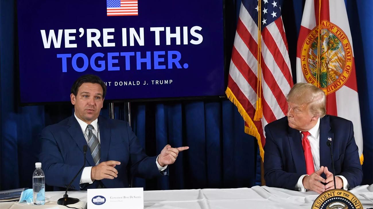 Ron DeSantis dijo que no hubo fraude electoral en 2020 y hundió a Trump: "No tiene fundamento"