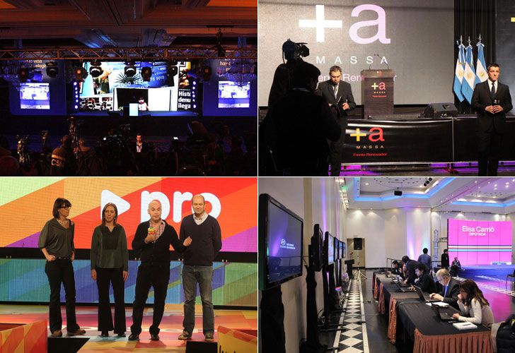 Fotos | La espera de los resultados en cada uno de los búnkers