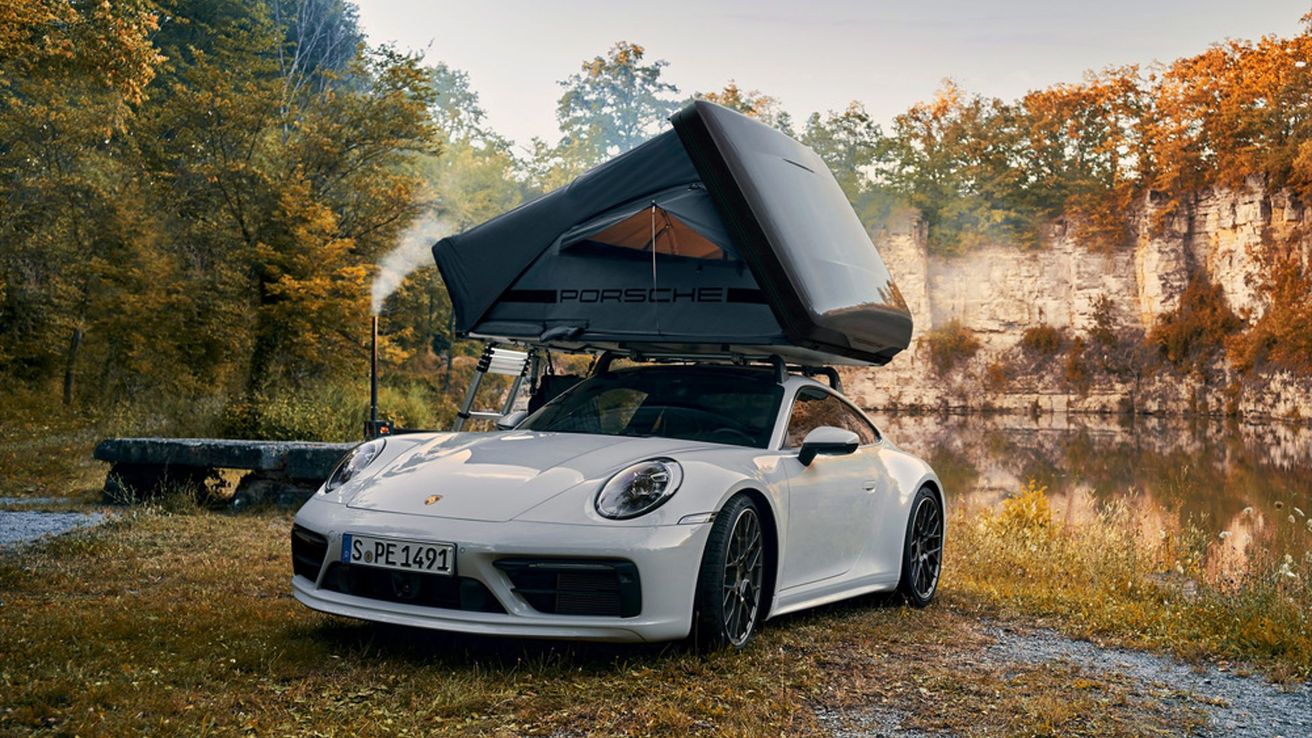 Algunos Porsche vienen con dos techos...