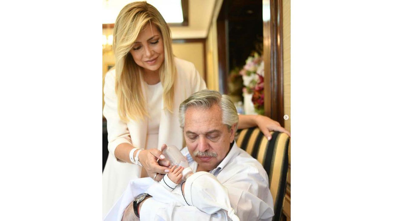 Alberto Fernández y Fabiola Yañez ya están con Francisco en la quinta de Olivos